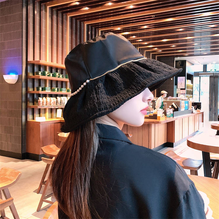 【200円クーポン配布中 送料無料】 帽子 レディース 大きいサイズ パール ウィメンズフィッシャーマンズハット 帽子 メッシュ帽子折り畳み サンハット 無地 サンバイザー 日よけ帽子3色 春夏 日よけキャップ アウトドア日よけキ