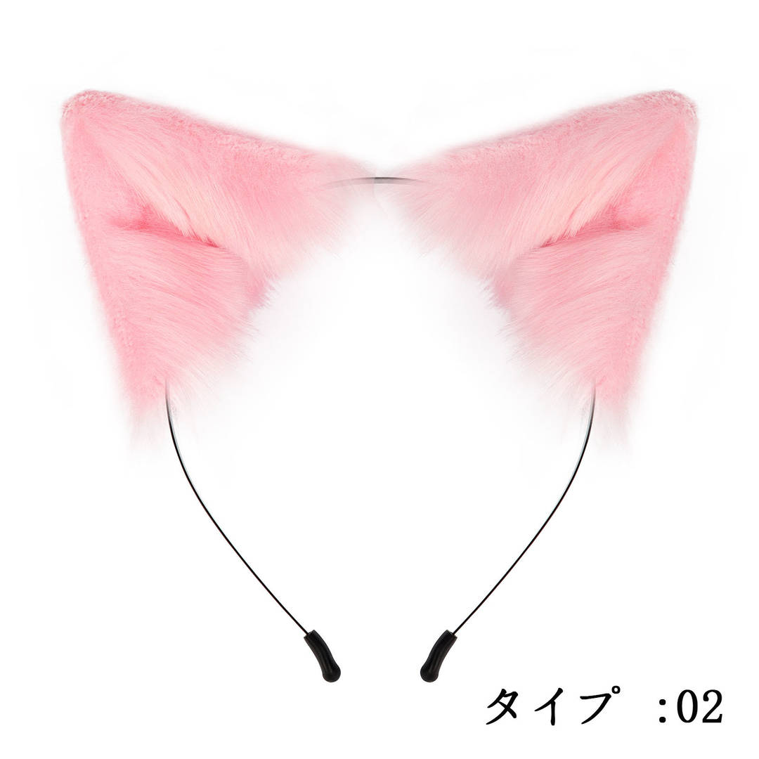 【50円クーポン配布中 送料無料】 イベント ハロウィン パーティー 祭り 変装 仮装 偽耳 ハントメイド 狼 お耳 モスプレ 衣装 ハロウィンヘアバンド ヘア...