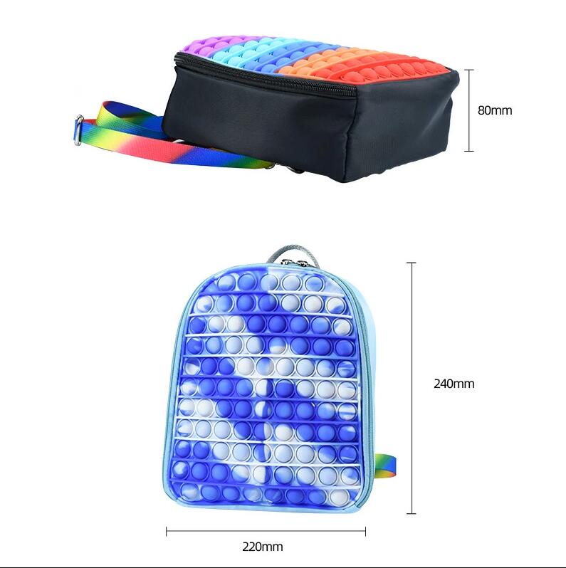 【50円クーポン配布中 動画あり 4色】 リュック バックパック プッシュポップ レデ プッシュ ポップ バブル ポップイット ィース ビジネスリュック レジャーパック ストレス解消グッズ プッシュ 通勤 通学 学生用 防撥水 旅行 大人