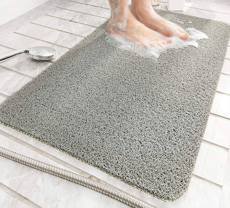 【50円クーポン配布中 送料無料】 バスルームマット（滑り止め シャワールーム 入浴用フットマット 足拭きマット 足ふきマット お風呂マット 水切りマット 吸水 速乾 抗菌 おしゃれ かわいい（40*80cm/50*80cm）