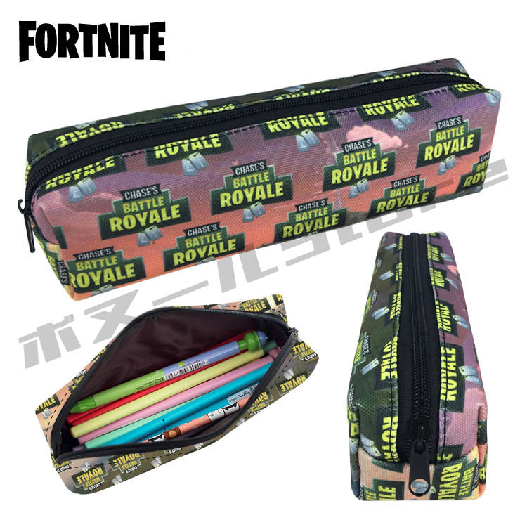 【05/01~05/31 50円OFF 送料無料】FORTNITE フォートナイト BATTLE ROYALE バトルロイヤル ペンケース ペンポーチ ポーチ 筆箱 ゲームキャラクターグッズ 小学生 中学生 高校生 女子高生 女の子 男の子 女子 男子 クリスマスプレゼント