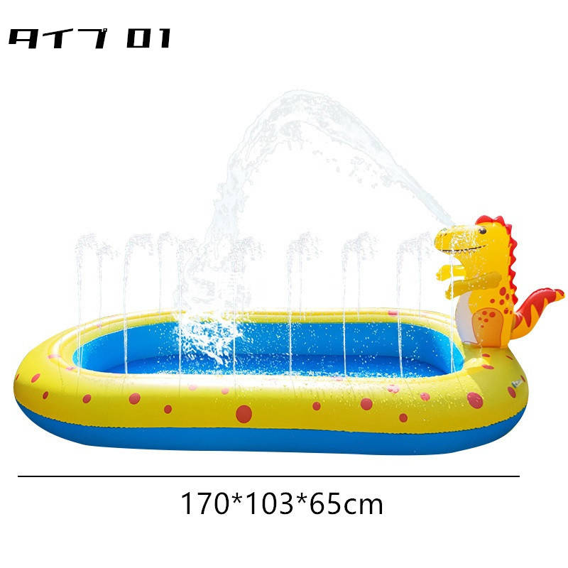 【50円クーポン配布中 送料無料】 170*103*65cmプール すべり スイムセンター 家庭用 夏の日 芝生遊びファミリープール 高評価 楽しみ 水遊び 子供用 ジャンボプール 猛暑対策 夏の満喫 プール 2