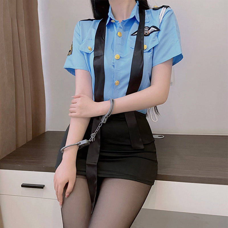 【50円クーポン配布中 送料無料】 3点セット ハロウィン コスプレ ポリス セクシー 警察官 コスチューム コス 可愛い 男ウケ 仮装 ミニスカ こすぷれ 学園祭 衣装 ハロウィンコスチューム ハロウィンコスプレ コスプレ衣装 あす楽 可愛い ミニスカポリス おすすめ bonuru-10002447 ボヌールStore サンプル画像2