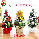 【50円クーポン配布中 3枚セット 送料無料】 ミニ クリスマスツリー 卓上 小型 プリザーブドフラワー プリザーブドグリーン インテリア 冬ギフト 贈り物 雑...