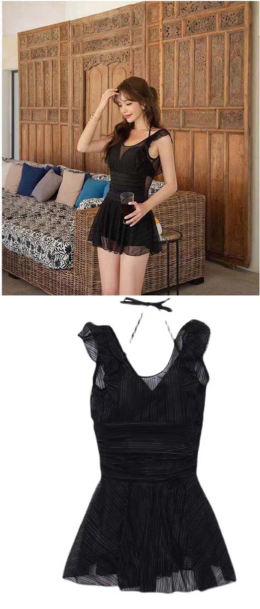 【50円クーポン配布中 送料無料】 水着 レディース ワンピース水着 体型カバー セパレート ラッシュガード オトナ女子 セクシー セット フィットネス ラッシュガード 女の子 ショートパンツ オトナ女子 露出控えめ 大人 可愛い かわいい S M L XL ブラック