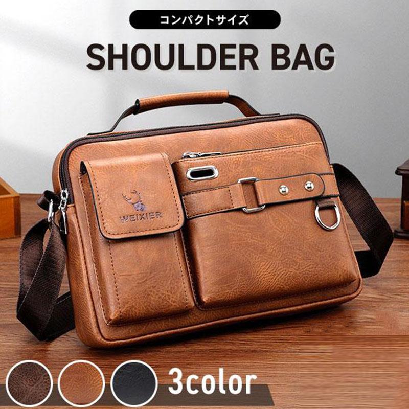 ショルダーバッグ メンズ ワンショルダー メンズショルダーバッグ 斜め掛け 肩掛け おしゃれバッグ メンズバッグ 斜めがけ メンズボディバック かっこいい ボディバッグ レザー ワンショルダーバッグ カバン 鞄 か
