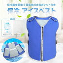クールベスト アイスベスト 冷却ベスト ひんやり 作業着 熱中症対策 冷感ベスト 空調服 作業服 保冷剤収納 夏用品 アイスパック付属 男女兼用 涼感 高温作業...