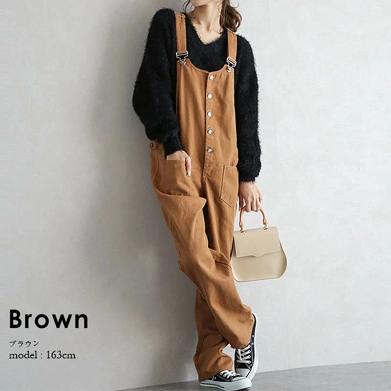 デニムサロペット レディース オーバーオール サロペット 春秋冬 作業ズボン オールインワン サロペット ワークパンツ つなぎ 作業服 デニムパンツ デニムつりズボン ジーンズ カジュアル 体型カバー ポケット 定番 おすすめ おしゃれ 大人カジュアル