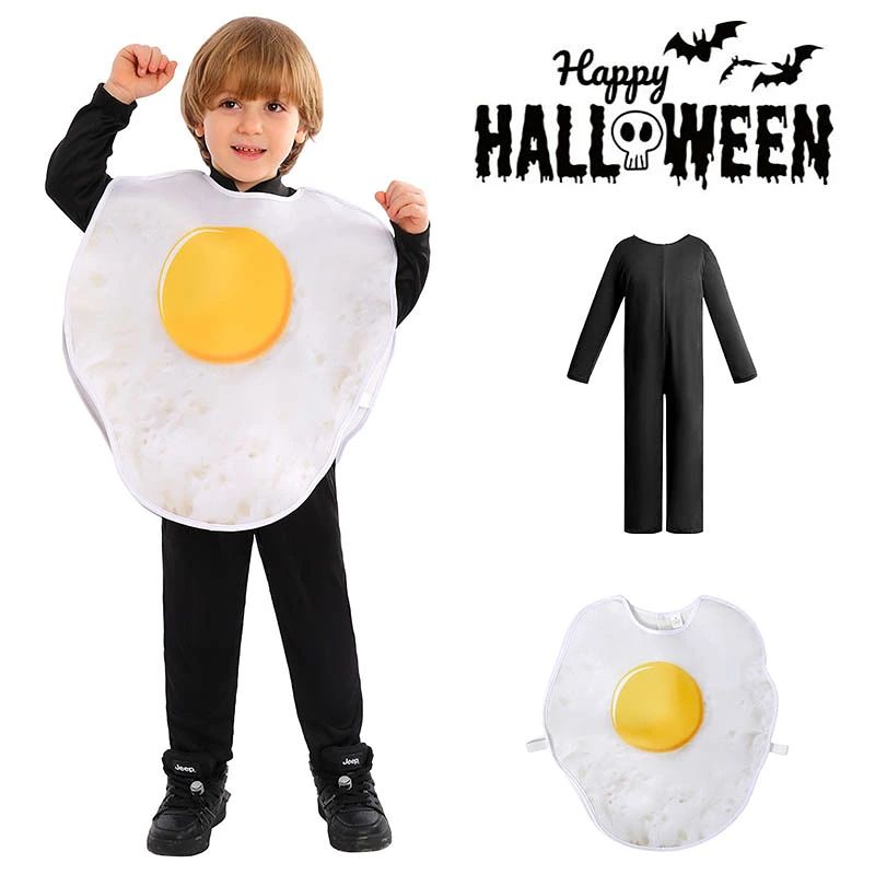 【50円クーポン!】 目玉焼き 仮装 ハロウィン 衣装 子供 パーティー 卵 食品 ハロウィン グルメ スナック 子供用コスプレ 変装 かわいい ハロウィン 女の子 男の子 コスプレ 食べ物 イベント 余興 面白い 学園祭 演劇 演出 イベント パーティー 舞台服 文化祭 新年会