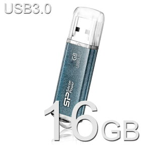 USBメモリ 16GB USB3.0 Marvel Series M01SiliconPower SP016GBUF3M01V1B【送料無料/メール便】シリコンパワー　USBフラッシュ　USBメモリ　USBフラッシュメモリー