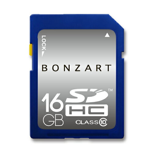SDカード 16GB CLASS10BONZART SDHC 16ギガ クラス10永久保証付き