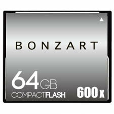 BONZART/ボンザート 64G X600 【BONZ64GCF600】 4571383311022 ボンザートメモリ コンパクトフラッシュ 一眼レフ 高速 ハイスピード