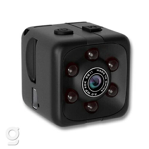 Gee Cube X1 フルHD超マイクロカメラ 1080P / 140°広角レンズ / 暗視モード / 動体検知 専用クリップ / 壁付け用ブラケット付属 アクションカメラ ウェアラブルカメラ ビデオカメラ 暗視カメラ 赤外線カメラ ジンバルカメラ 監視カメラ 防犯カメラ