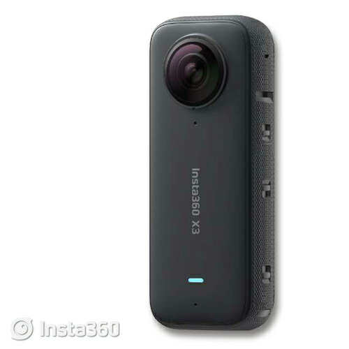 【国内正規取扱品】insta360 X3 ポケットサイズ360度カメラ 1/2インチセンサー / 5.7K360度動画 / 7200万画素360度写真 / 4kアクションカメラ / 60fps自撮り / FlowState 手ブレ補正 / 8K360度タイムラプス動画 / 120FPSバレットタイム / IPX8 / アクティブHDR