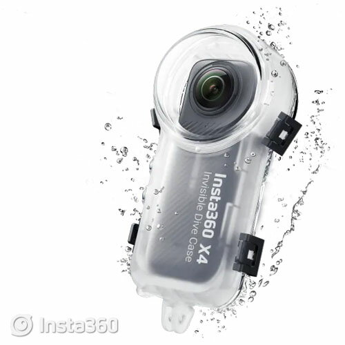 Insta360 X4用 見えない潜水ケース IPX8 水深50m 完全防水