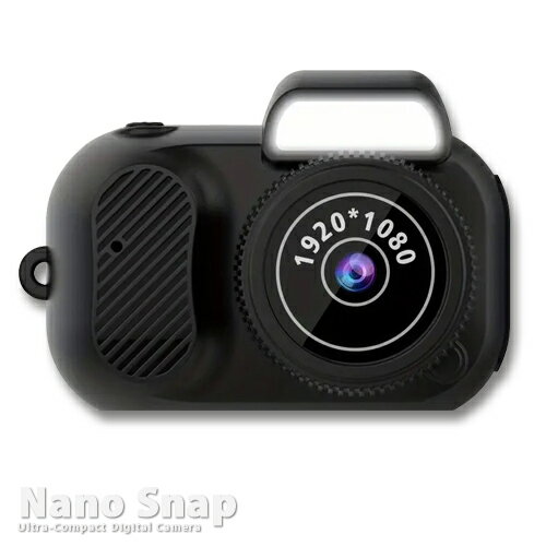 NanoSnap ナノスナップ 子供用カメラ トイカメラ 重量19g 800万画素 1080p 30FPS カラーエフェクト7種 1時間連続撮影 背面液晶付き親...