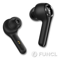 FUNCL AI bluetooth ワイヤレスイヤホン Bluetooth5.0 IPX5完全防水 ノイズキャンセリング対応 マイク付き 低遅延連続再生約6.5時間