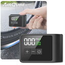 自転車用 電動 空気入れ AirQube-X1 エアーキューブ 米式 / 仏式バルブ対応 ボール用空気針付属 最大空気圧 120PSI ロードバイク対応 空気圧指定 LEDライト付 軽量 コンパクト エアーポンプ 電動ポンプ エアーコンプレッサータイヤ 浮き輪 チャリ