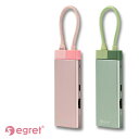 USBハブ 5ポート【USB type-C / USB type-A ×3 / HDMI 】EGRET 1to5 ケーブル収納可能 USB-C ドッキングステー...