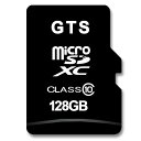GTS ドライブレコーダー用 マイクロSDカード 128GB 耐久温度100度対応アダプター付き