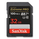 SanDisk SDカード 32GB SDHC UHS-I U3 100MB/s V