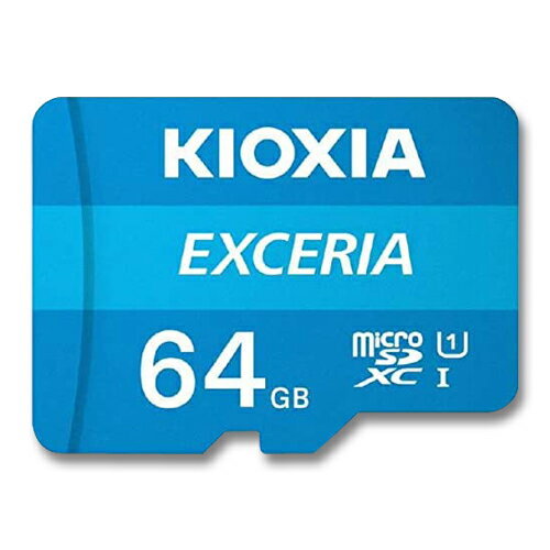 KIOXIA（東芝 後継）マイクロSDカード 64GB microSDXC クラス10 UHS-I 100MB/s LMEX1L064GG2