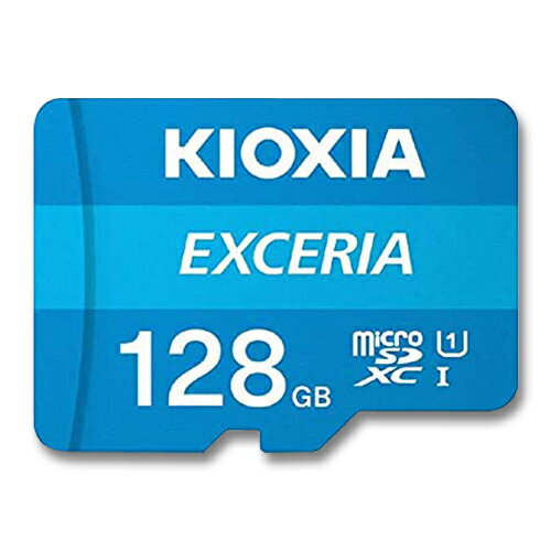 KIOXIA（東芝 後継）マイクロSDカード 128GB microSDXC クラス10 UHS-I 100MB/s LMEX1L128GG2