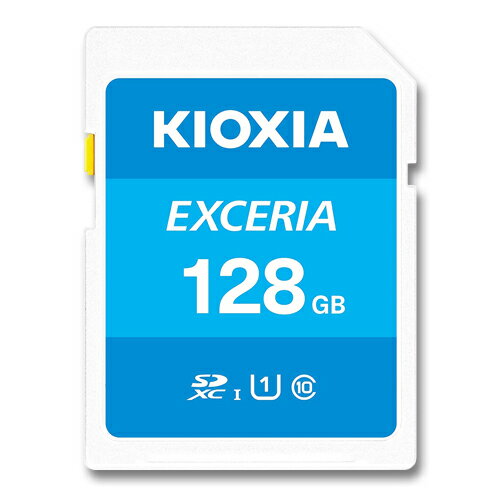 KIOXIA（東芝 後継）SDカード 128GB SDXC クラス10 UHS-I 100MB/s LNEX1L128GG4