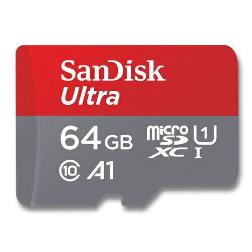 SanDisk マイクロSDカード 64GBmicroSDXC クラス10 UHS-I140MB/s A1対応SDSQUAB-064G-GN6MN