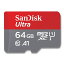 SanDisk ޥSD 64GBmicroSDXC 饹10 UHS-I140MB/s A1бSDSQUAB-064G-GN6MNפ򸫤