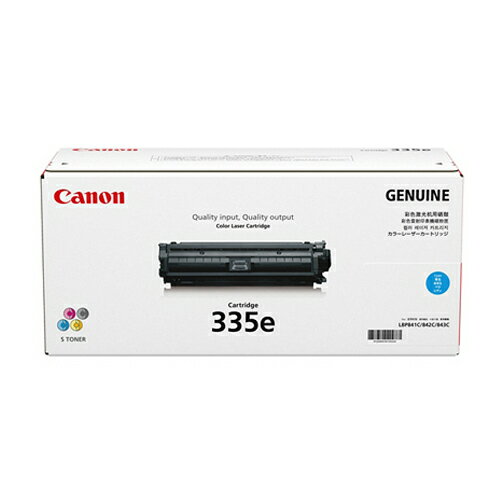 Rakuten - トナーカートリッジCANON キヤノン 335e シアン 純正品CRG-335eCレーザートナーカートリッジ キャノン【代引き不可】