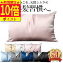 \期間限定ポイント10倍!/ シルク 枕カバー 100% シルク枕カバー 43×63cm シルク100% 髪 片面 簡単 かわいい プレゼント ギフト 封筒 封...
