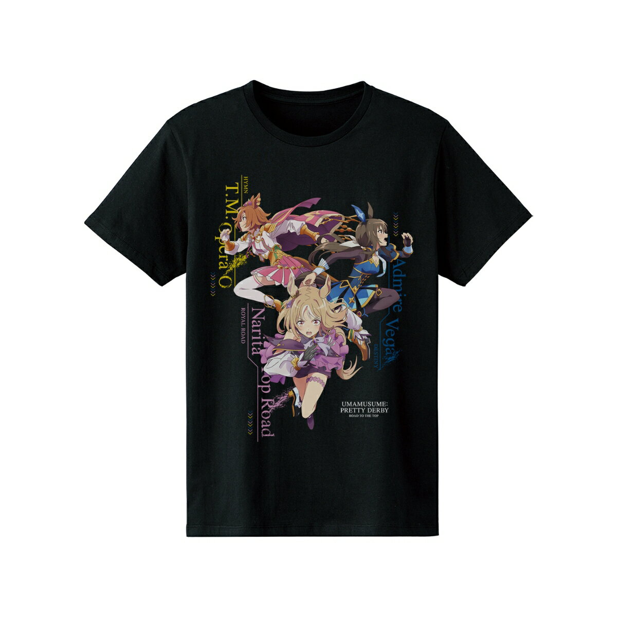 【グッズ】アニメ『ウマ娘 プリティーダービー ROAD TO THE TOP』ティザービジュアル Tシャツレディース(サイズ/XL)