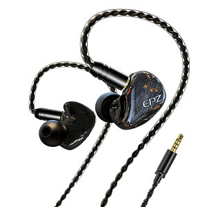 EPZ(イーピージー) 有線カナル型イヤホン Q1 ブラックスター 【3.5mm/リモコン・マイク対応/ノイズキャンセリング対応】バーゲン