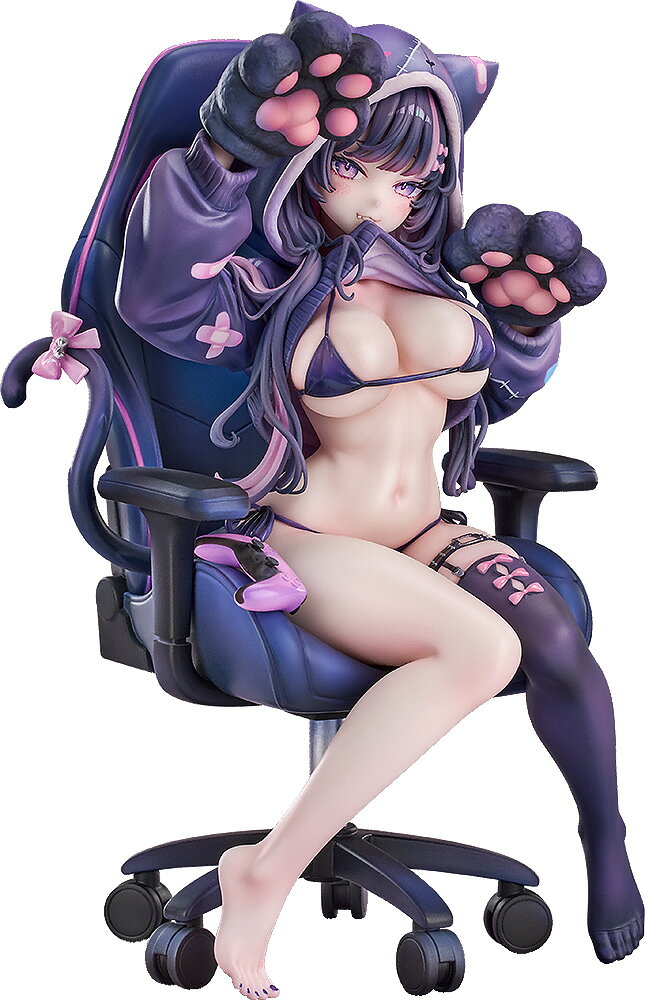 カット先生のオリジナルイラストより、「黒沼まゆ」が1/7スケールで立体化！
イラストの持つやわらかく美しい肉質感を、フィギュアでもしっかり再現いたしました。
焦らすような表情と魅惑的なポージングにも注目です。

※画像はイメージです。
※掲載の写真はサンプル品を撮影しています。実際の商品とは一部仕様等異なる場合があります。
※商品の塗装は彩色工程が手作業になるため、商品個々に多少の差異があります。予めご了承ください。
※台座や支柱は試作品です。実際の商品とは異なる場合がございます。

【付属品】
専用台座

&copy;カット

・ホビー系商品についての諸注意
メーカー都合により発売の大幅な延期が発生する可能性がございます。
予約商品についてはメーカーから順次入荷次第の発送となります。メーカー公表の発売日とは異なる場合がございますのでご了承ください。【対象年齢】：【商品サイズ (cm)】(高さ）：19.4