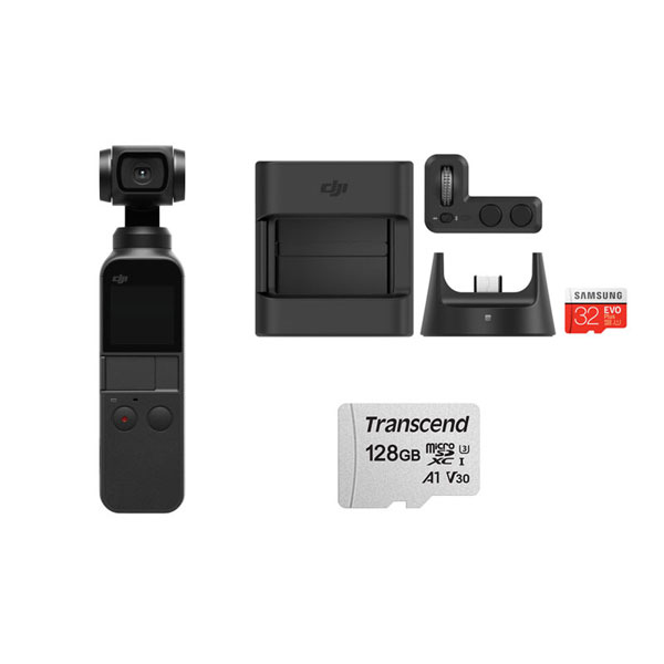 【お得なセット】Osmo Pocket + Osmo Pocket Part 13 + Transcend microSD 128GB