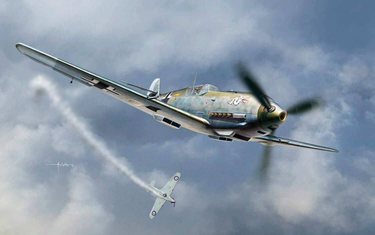 ドラゴン 1/32 WW.II ドイツ空軍 メッサーシュミット Bf-109 E-3 【DR3222】 (プラモデル)