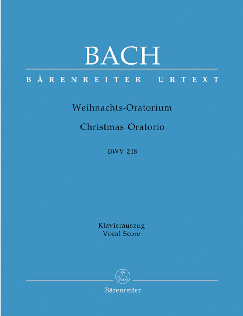 【輸入楽譜】バッハ, Johann Sebastian: クリスマス・オラトリオ BWV 248(独語・英語)/原典版/Blankenburg & Durr編