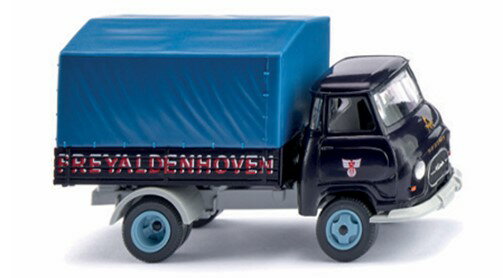 WIKING 1/87 ハノマーグ・クーリエ フラットベッドトラック“Freyaldenhoven”1958-67 【034001】 (ミニカー)