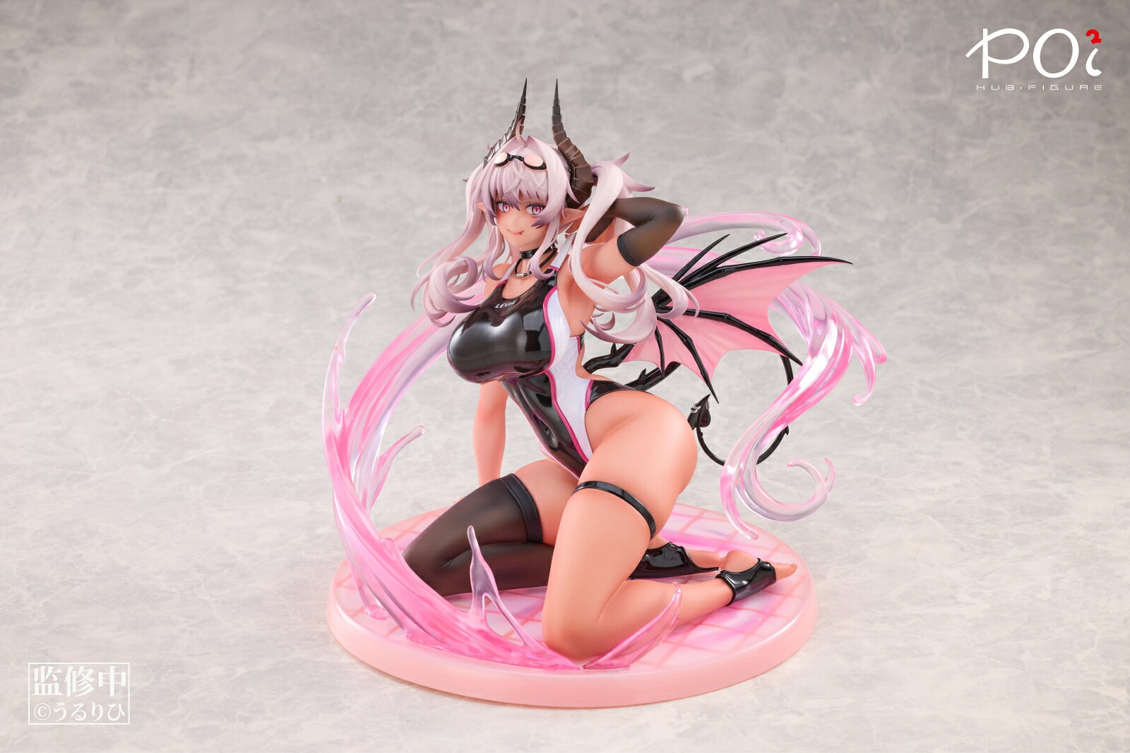 Poi2HUB サキュバス学園水泳部 レヴィアさん 1/6スケール塗装済完成品フィギュア 豪華版 【00004500017】 (フィギュア)