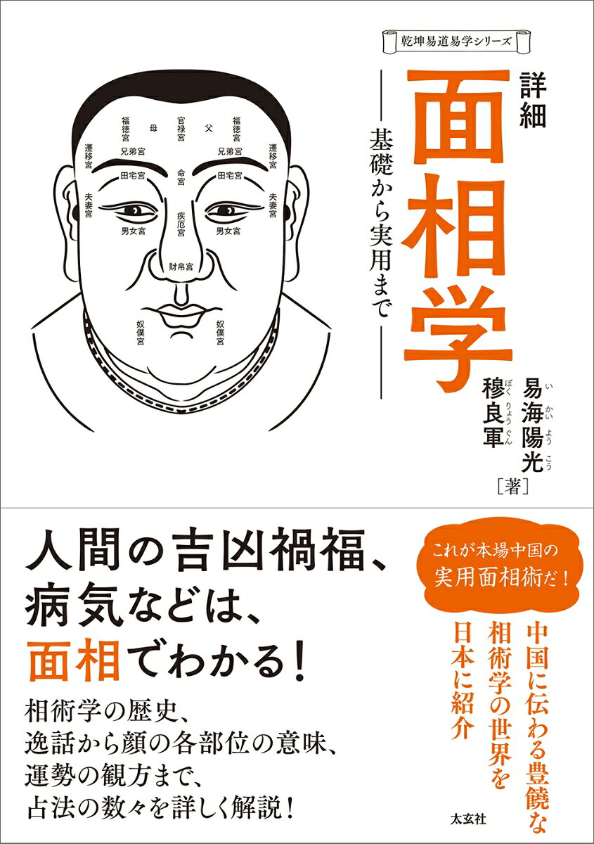 人間の吉凶禍福、病気などは、面相でわかる！相術学の歴史、逸話から顔の各部位の意味、運勢の観方まで、占法の数々を詳しく解説します。