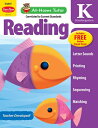 At-Home Tutor: Reading, Kindergarten Workbook AT-HOME TUTOR READING KINDERGA （At-Home Tutor） Evan-Moor Educational Publishers