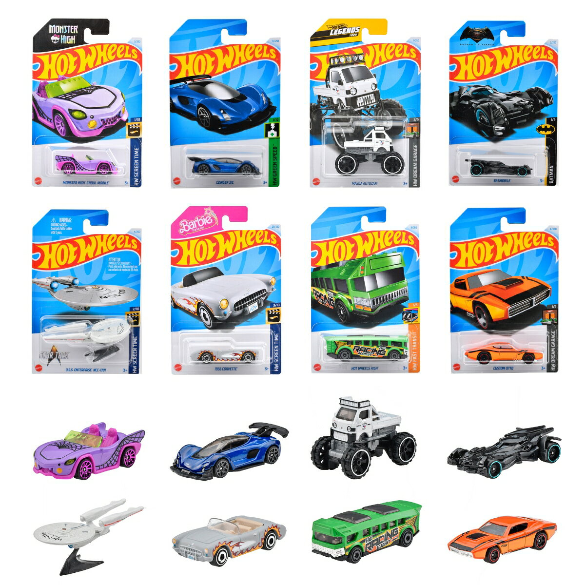 ホットウィール（Hot Wheels） ベーシックカー Mアソート【ミニカー36台入り BOX販売】 【3才~】 98MB-C4982