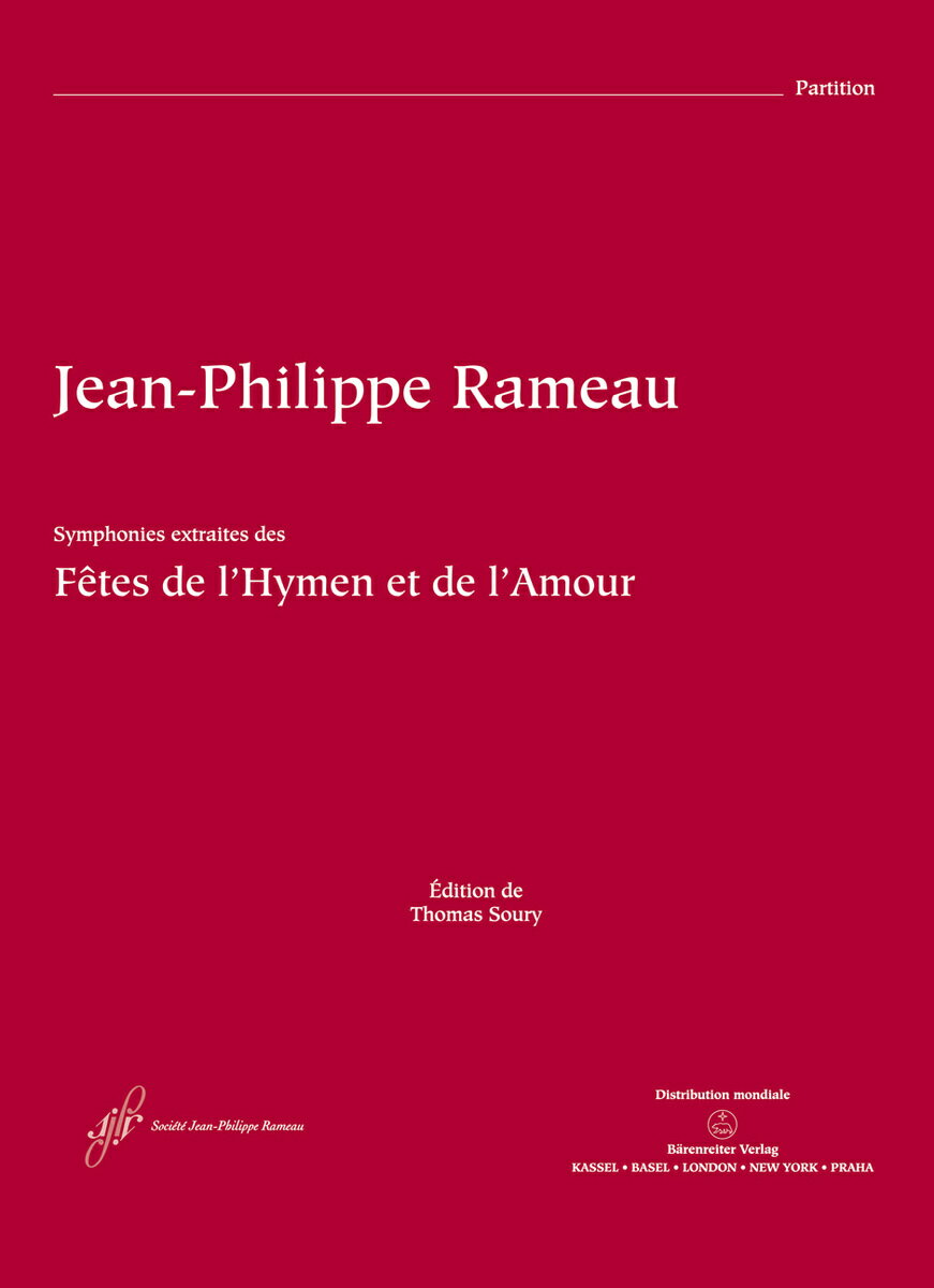 【輸入楽譜】ラモー, Jean-Philippe: ラモー全集 IV/14: オペラ「イマンとアムールの祭典」(歌詞は仏語/解説は仏語・英語): フル・スコア(大型/布装)