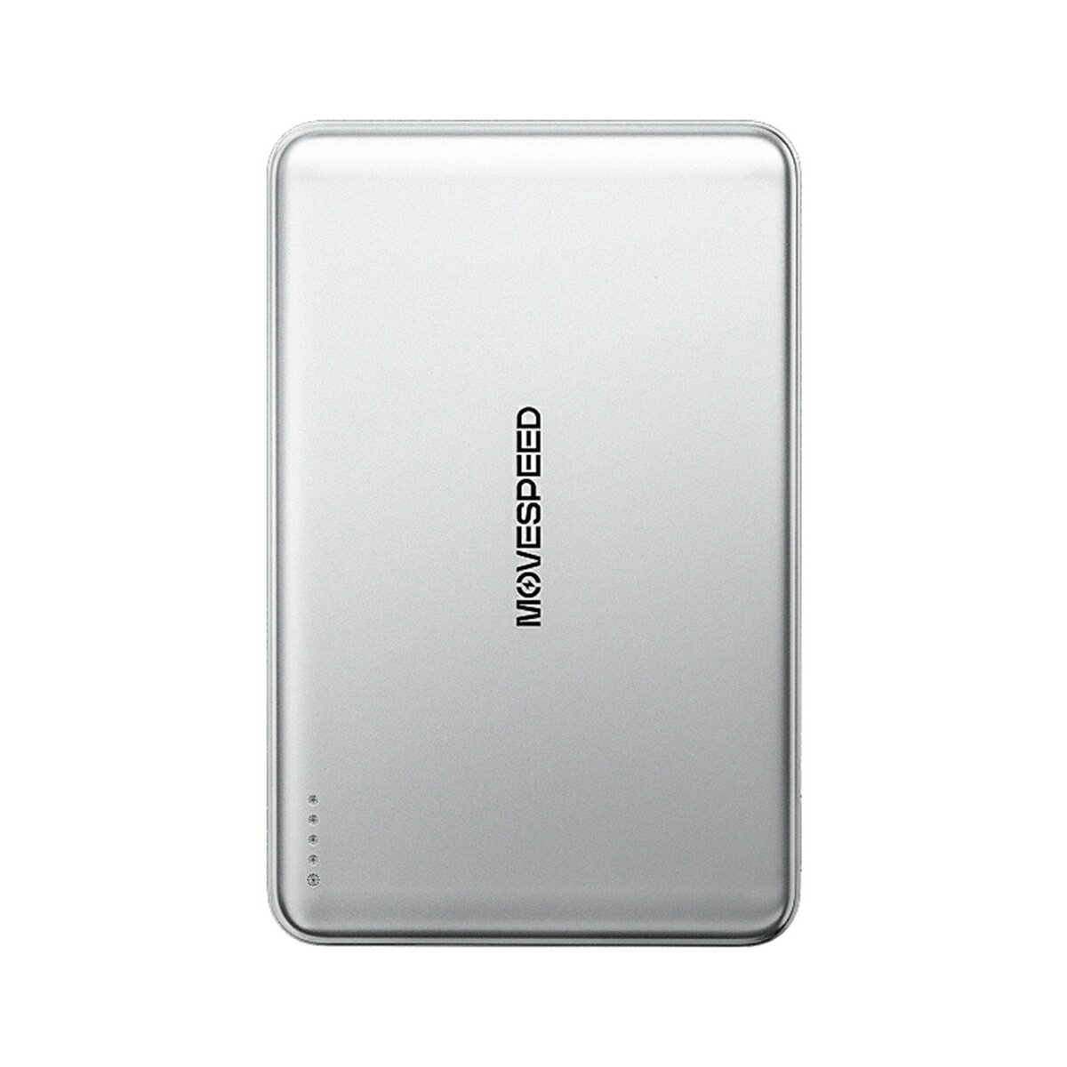 MOVESPEED 半固体モバイルバッテリーシルバー色10000mAh