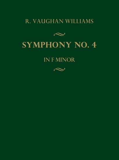 【輸入楽譜】ヴォーン=ウィリアムズ, Ralph: 交響曲 第4番: 指揮者用大型スコア(第2版)