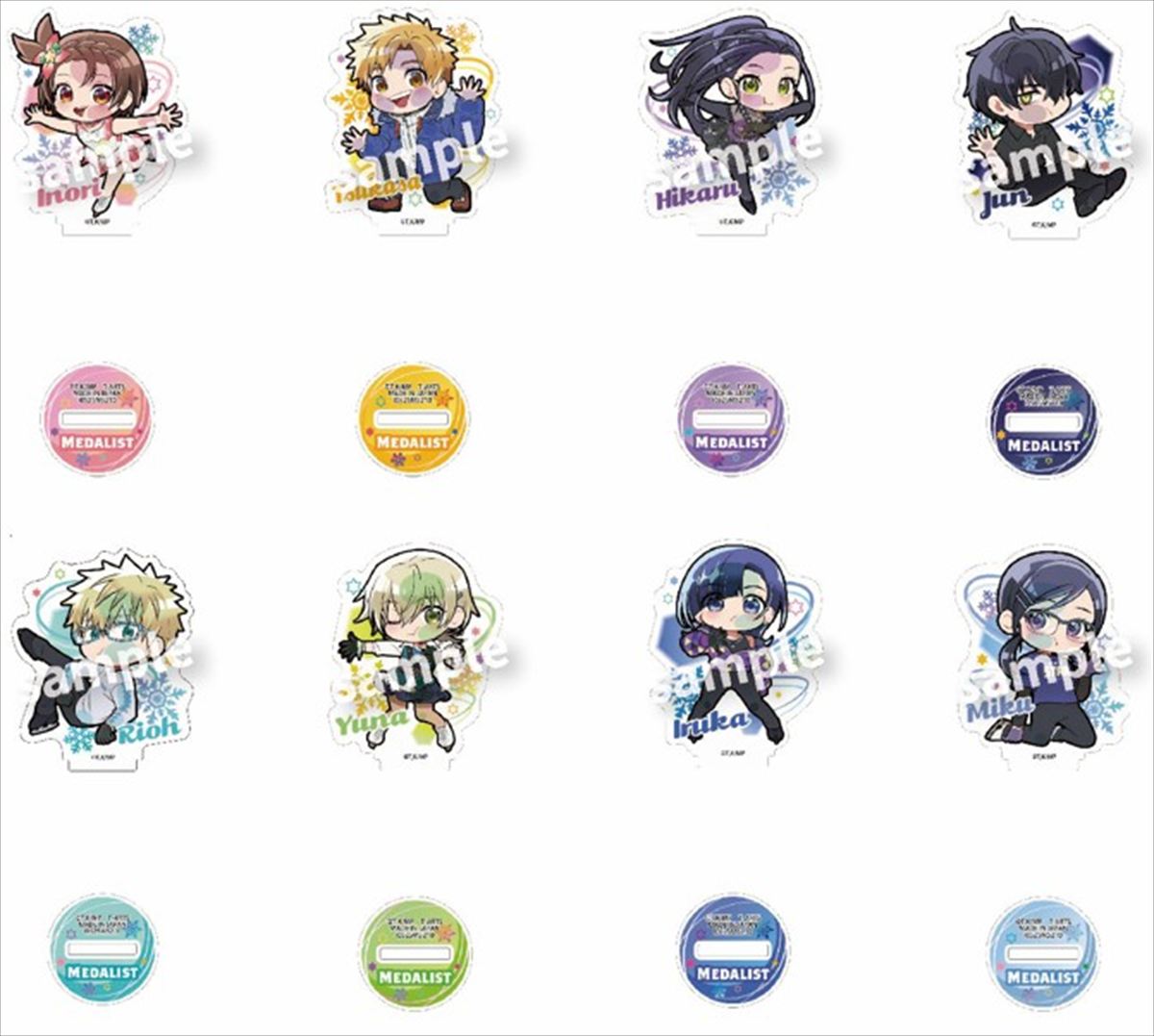 メダリスト ぴた！でふぉめレーディングアクリルスタンド