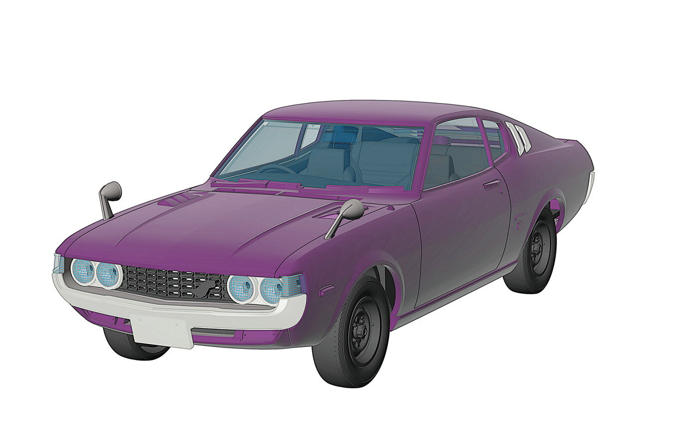 1/32 トヨタ セリカ LB 1600GT シビリアンパープル 【EM01-CP】 (プラモデル)