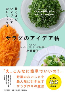 驚くほどシンプルでおいしくなる サラダのアイデア帖の表紙