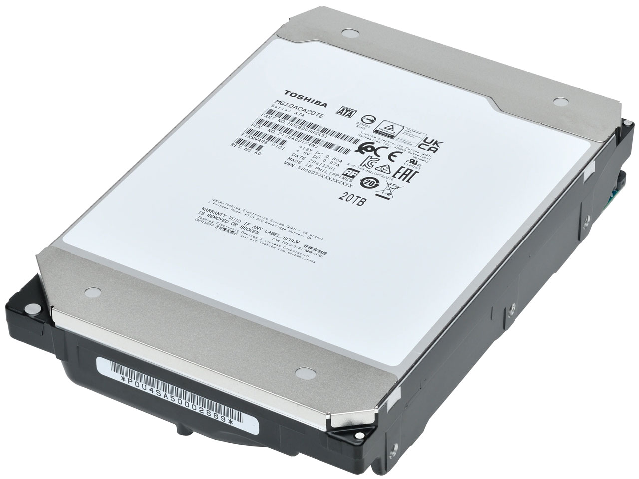 2.5インチ内蔵HDD20TB SATA MG10ACA20TE